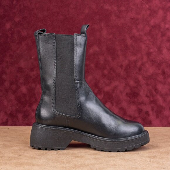 Chelsea Crew Wmn Shadow Black Leather festival Platform Boots 7.5US EUR38 - Picture 8 of 8